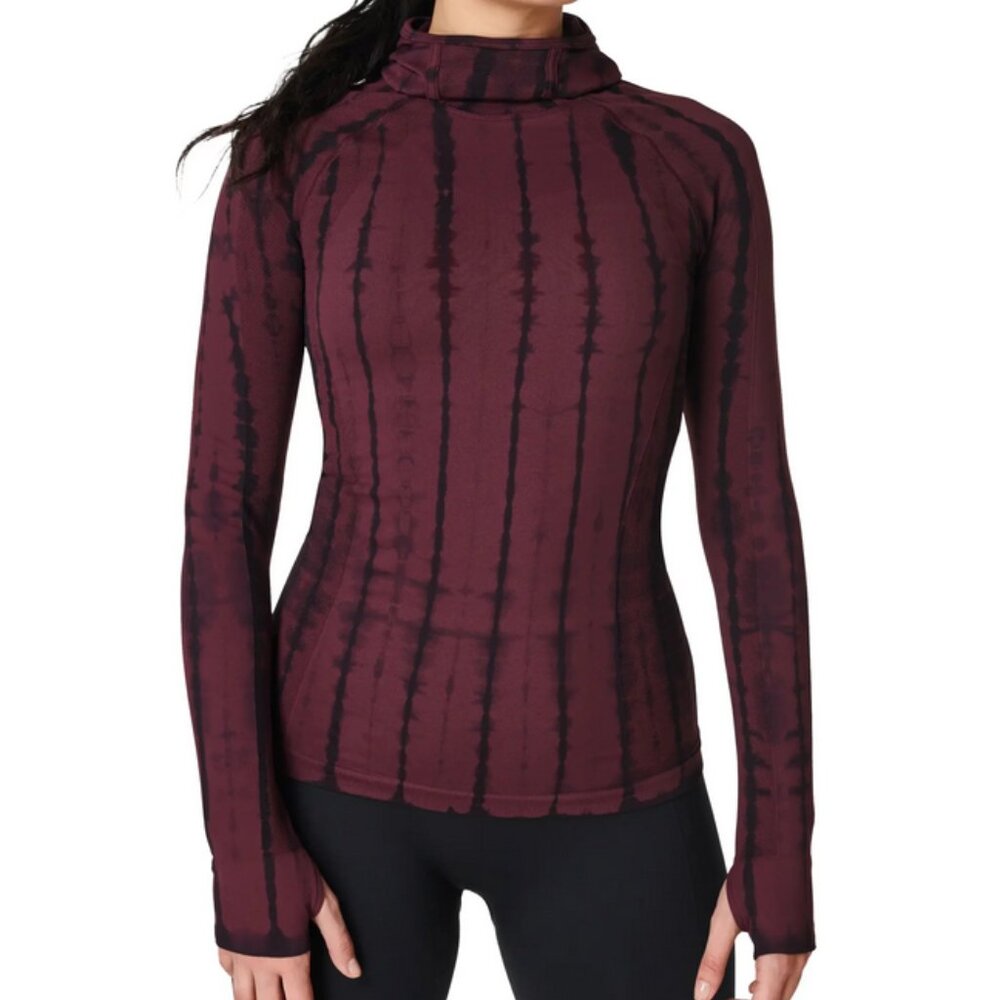 Sweaty Betty Seamless Hooded Long Sleeve Top